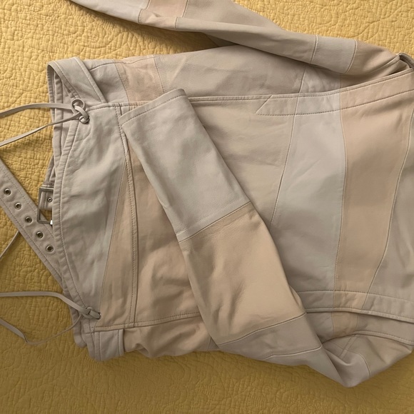 Iro Witney Leather Biker Jacket size 40 Large - Picture 11 of 16